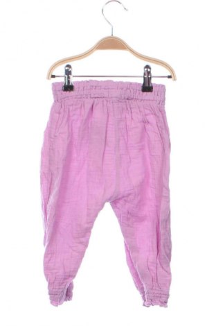 Dětské kalhoty  Topomini, Velikost 9-12m/ 74-80 cm, Barva Fialová, Cena  265,00 Kč