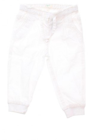 Παιδικό παντελόνι United Colors Of Benetton, Μέγεθος 12-18m/ 80-86 εκ., Χρώμα Λευκό, Τιμή 15,99 €