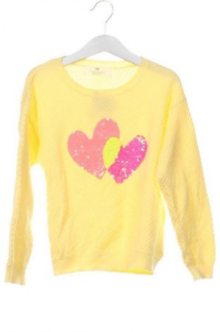 Pulover pentru copii H&M, Mărime 4-5y/ 110-116 cm, Culoare Galben, Preț 23,99 Lei