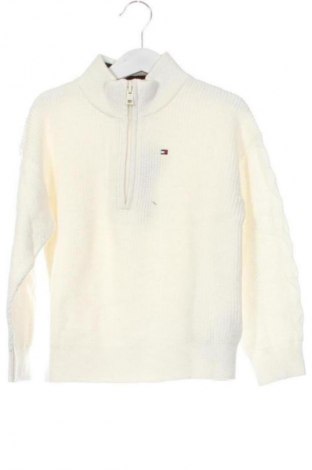 Детски пуловер Tommy Hilfiger, Размер 4-5y/ 110-116 см, Цвят Бял, Цена 95,99 лв.