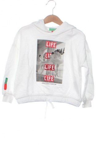Kinder Sweatshirts United Colors Of Benetton, Größe 4-5y/ 110-116 cm, Farbe Weiß, Preis € 6,99