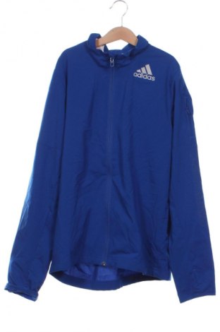 Детско спортно горнище Adidas, Размер 10-11y/ 146-152 см, Цвят Син, Цена 34,99 лв.