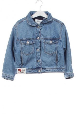 Детско яке Zara, Размер 4-5y/ 110-116 см, Цвят Син, Цена 20,00 лв.