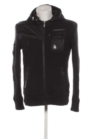 Herren Strickjacke Crosshatch, Größe XL, Farbe Schwarz, Preis € 30,99
