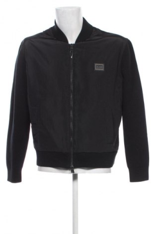 Herren Strickjacke Hugo Boss, Größe M, Farbe Schwarz, Preis 177,99 €