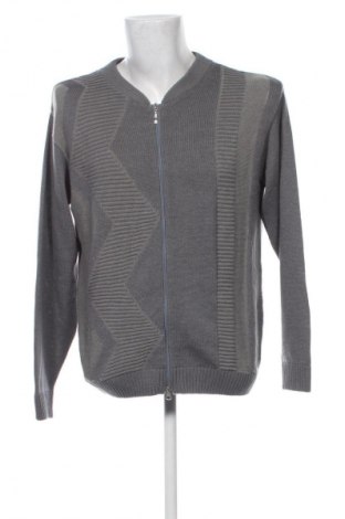 Herren Strickjacke Roger Kent, Größe L, Farbe Grau, Preis € 16,99