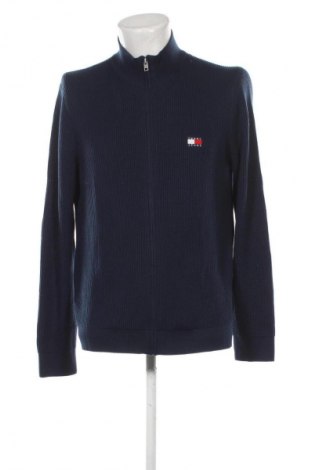 Férfi kardigán Tommy Jeans, Méret L, Szín Kék, Ár 53 799 Ft