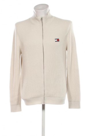 Herren Strickjacke Tommy Jeans, Größe L, Farbe Beige, Preis € 92,99