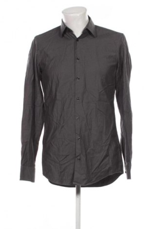 Herrenhemd BOSS, Größe M, Farbe Grau, Preis € 134,99