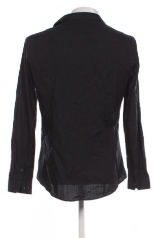 Мъжка риза H&M, Размер M, Цвят Черен, Цена 14,99 лв.