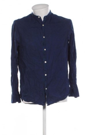 Herrenhemd H&M L.O.G.G., Größe M, Farbe Blau, Preis 9,99 €