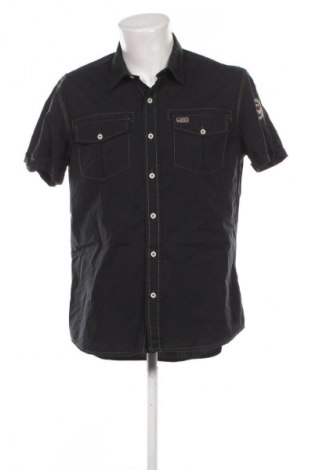 Herrenhemd Napapijri, Größe L, Farbe Schwarz, Preis 85,04 €