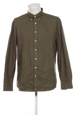 Męska koszula Tommy Hilfiger, Rozmiar XXL, Kolor Zielony, Cena 424,99 zł