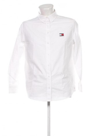 Cămașă de bărbați Tommy Jeans, Mărime M, Culoare Alb, Preț 375,99 Lei