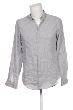Herrenhemd Zara Man, Größe M, Farbe Grau, Preis 17,30 €