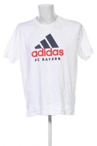 Herren T-Shirt Adidas, Größe XL, Farbe Weiß, Preis € 18,99