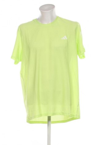 Ανδρικό t-shirt Adidas, Μέγεθος XXL, Χρώμα Πράσινο, Τιμή 17,99 €