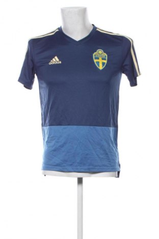 Herren T-Shirt Adidas, Größe S, Farbe Blau, Preis € 18,99
