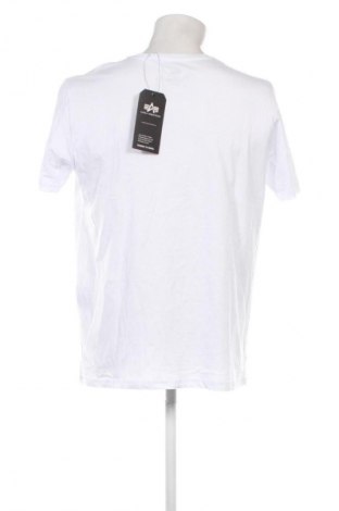 Herren T-Shirt Alpha Industries, Größe L, Farbe Weiß, Preis € 36,99