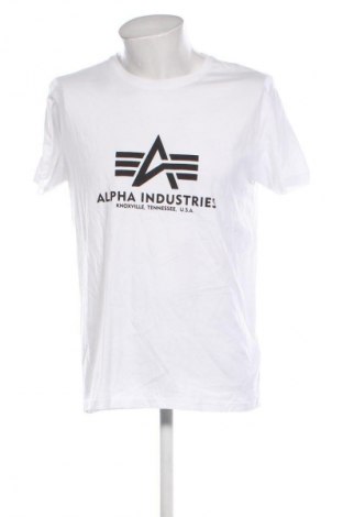 Ανδρικό t-shirt Alpha Industries, Μέγεθος L, Χρώμα Λευκό, Τιμή 29,99 €
