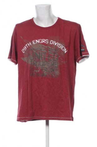 Herren T-Shirt Angelo Litrico, Größe 3XL, Farbe Rot, Preis € 5,99