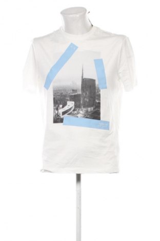 Мъжка тениска Armani Exchange, Размер L, Цвят Бял, Цена 87,99 лв.