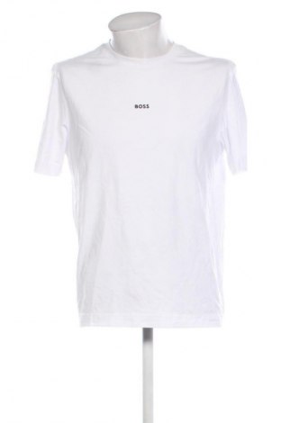 Tricou de bărbați BOSS, Mărime L, Culoare Alb, Preț 388,99 Lei