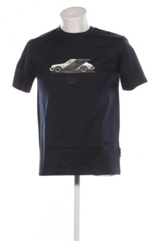 Herren T-Shirt PORSCHE x BOSS, Größe M, Farbe Blau, Preis 58,99 €