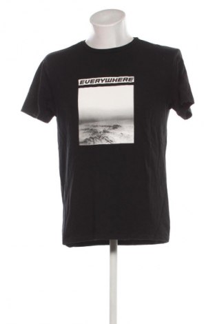 Herren T-Shirt Bershka, Größe M, Farbe Schwarz, Preis 6,99 €