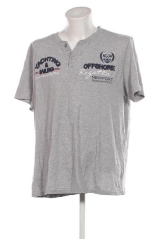 Ανδρικό t-shirt Cellbes, Μέγεθος 4XL, Χρώμα Γκρί, Τιμή 9,99 €