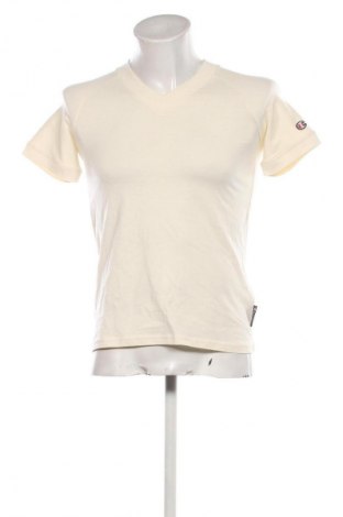 Herren T-Shirt Champion, Größe M, Farbe Ecru, Preis 19,50 €