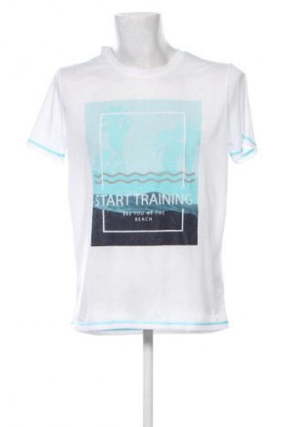 Herren T-Shirt Crivit, Größe L, Farbe Weiß, Preis € 9,99