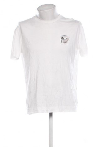 Herren T-Shirt Emporio Armani, Größe XXL, Farbe Weiß, Preis 78,99 €