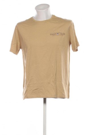 Herren T-Shirt Gant, Größe L, Farbe Beige, Preis 47,99 €