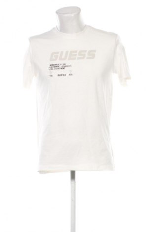 Herren T-Shirt Guess, Größe M, Farbe Weiß, Preis 53,99 €