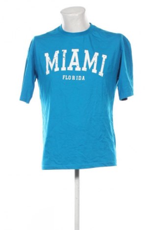 Męski T-shirt H&M, Rozmiar XL, Kolor Niebieski, Cena 55,99 zł