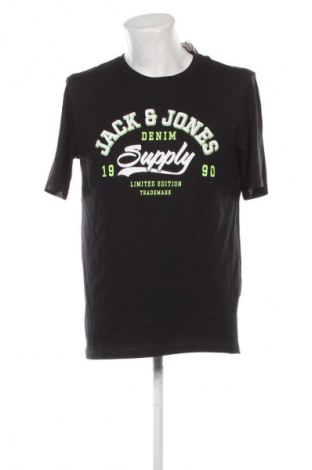 Herren T-Shirt Jack & Jones, Größe L, Farbe Schwarz, Preis 28,99 €