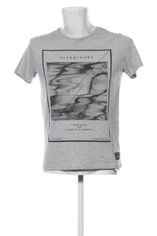 Ανδρικό t-shirt Jack & Jones, Μέγεθος M, Χρώμα Γκρί, Τιμή 9,21 €