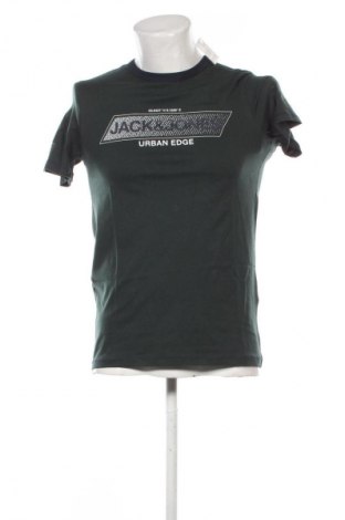 Herren T-Shirt Jack & Jones, Größe S, Farbe Grün, Preis 21,58 €