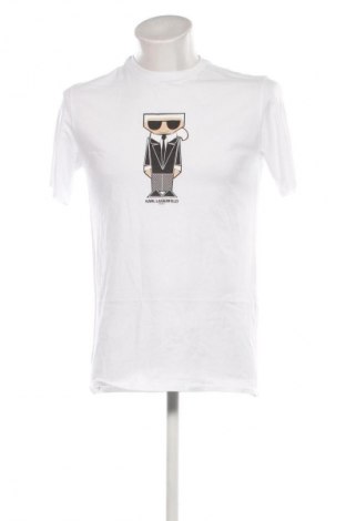 Herren T-Shirt Karl Lagerfeld, Größe S, Farbe Weiß, Preis 84,91 €