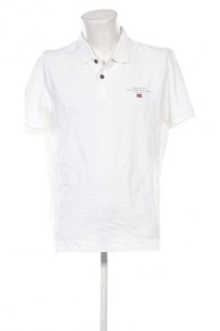 Herren T-Shirt Napapijri, Größe XXL, Farbe Weiß, Preis 37,99 €
