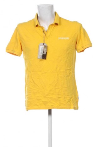 Herren T-Shirt Napapijri, Größe L, Farbe Gelb, Preis 35,99 €