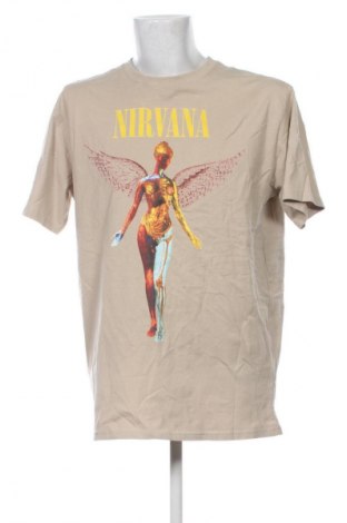 Pánske tričko  Nirvana, Veľkosť XL, Farba Béžová, Cena  8,95 €