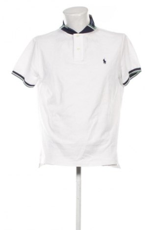Męski T-shirt Polo By Ralph Lauren, Rozmiar L, Kolor Biały, Cena 447,99 zł