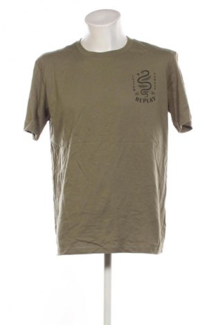 Herren T-Shirt Replay, Größe XL, Farbe Grün, Preis 28,99 €