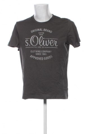 Herren T-Shirt S.Oliver, Größe L, Farbe Grau, Preis 10,99 €