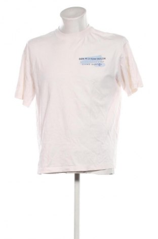 Herren T-Shirt Tom Tailor, Größe M, Farbe Weiß, Preis 10,99 €