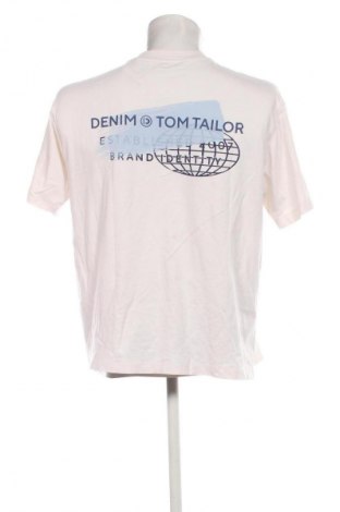 Herren T-Shirt Tom Tailor, Größe M, Farbe Weiß, Preis 10,99 €