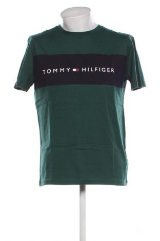 Мъжка тениска Tommy Hilfiger, Размер M, Цвят Зелен, Цена 75,99 лв.
