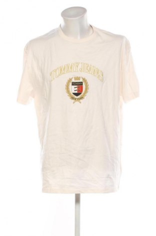 Мъжка тениска Tommy Jeans, Размер XXL, Цвят Екрю, Цена 61,99 лв.